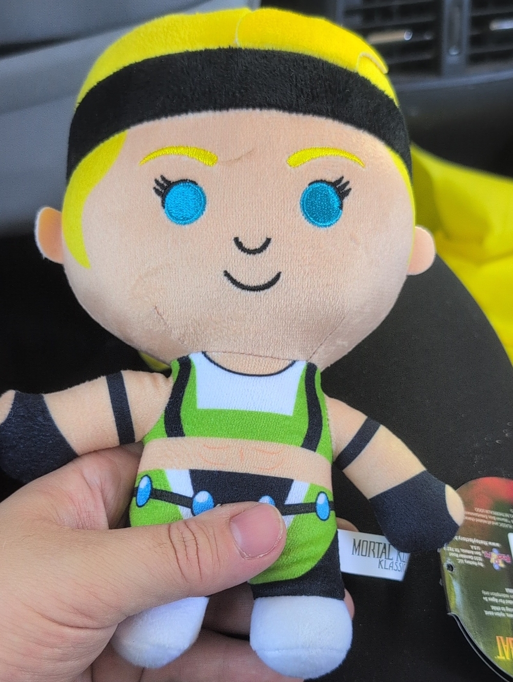 Green & Yellow Plush Kids Toy Doll - Soft Character Plush
